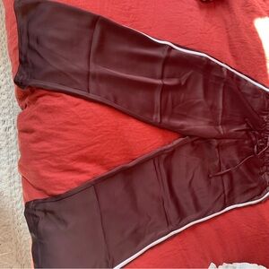 GAP Women's Silky Brown Track Pants - NWT